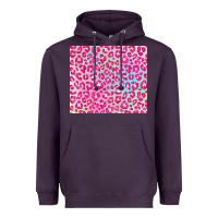 Plum pink leopard glitter Heavyweight Hoodie - JahusDesignShop