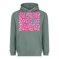 Sage pink leopard glitter Heavyweight Hoodie - JahusDesignShop
