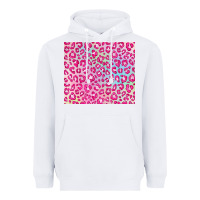 White pink leopard glitter Heavyweight Hoodie - JahusDesignShop