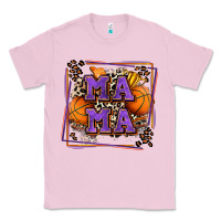 Bubblegum Pink basketball mama with leopard Classic Tee - Zillion Design Studio