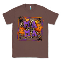 Chestnut basketball mama with leopard Classic Tee - Zillion Design Studio