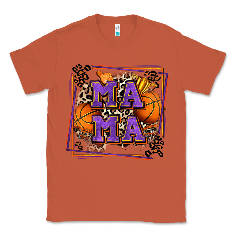 Basketball Mama With Leopard Classic Tee by Zillion Design Studio | Teevron