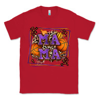 Red basketball mama with leopard Classic Tee - Zillion Design Studio