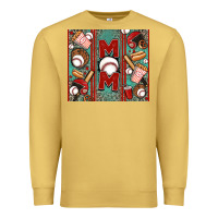 Antique Gold baseball mom Premium Sweatshirt - Jasminsmagicworld