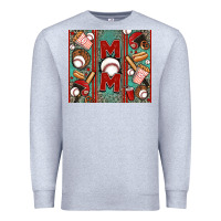 Heather Grey baseball mom Premium Sweatshirt - Jasminsmagicworld