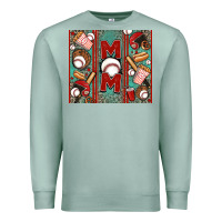 Seafoam baseball mom Premium Sweatshirt - Jasminsmagicworld