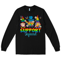 Black support squad pride gnomies Long Sleeve Tee - texasbilliewilder