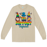Mushroom support squad pride gnomies Long Sleeve Tee - texasbilliewilder