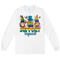 White support squad pride gnomies Long Sleeve Tee - texasbilliewilder