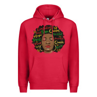 Cardinal afro diva Premium Hoodie - MaliasSmallBusiness