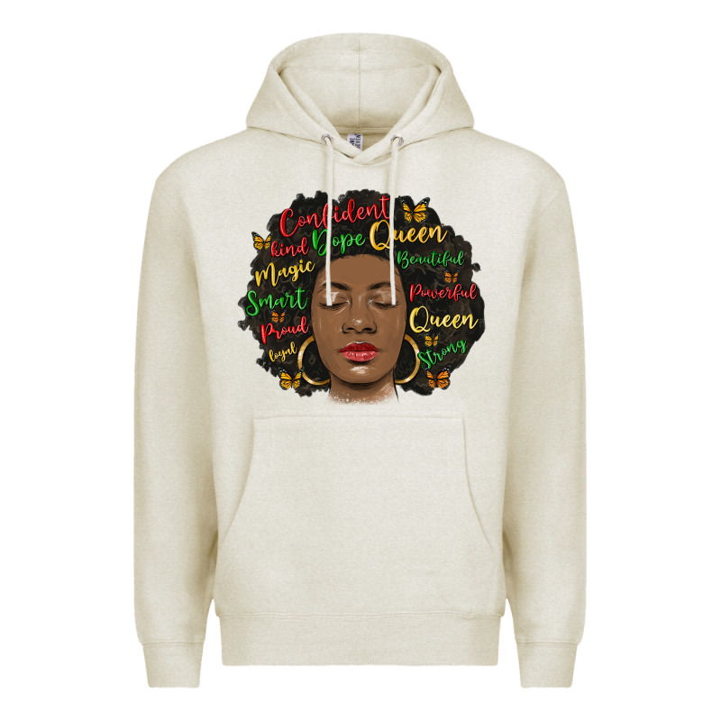 Afro Diva Premium Hoodie by MaliasSmallBusiness | Teevron