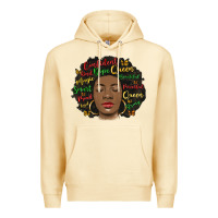 Pina Colada afro diva Premium Hoodie - MaliasSmallBusiness