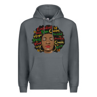 Rock afro diva Premium Hoodie - MaliasSmallBusiness