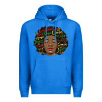 True Royal afro diva Premium Hoodie - MaliasSmallBusiness