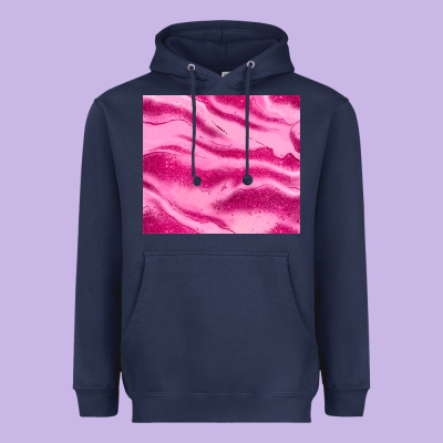 Pink Glitter Heavyweight Hoodie Designed By Jahusdesignshop