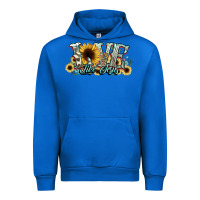 Cobalt love like jesus sunflowers Urban Hoodie - NancyCooperArtShop