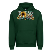 Foreset Green love like jesus sunflowers Urban Hoodie - NancyCooperArtShop