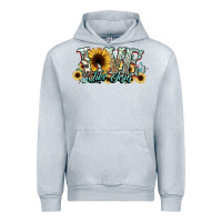 Heather Grey love like jesus sunflowers Urban Hoodie - NancyCooperArtShop