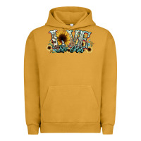 Pigment Peanut Butter love like jesus sunflowers Urban Hoodie - NancyCooperArtShop