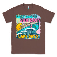 Chestnut boat waves sun rays lake days Classic Tee - texasbilliewilder