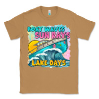 Toasted Coconut boat waves sun rays lake days Classic Tee - texasbilliewilder