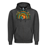 Charcoal Heather happy fall y'all rainbow Zipper Hoodie - RanaPortraitStore