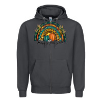 Smoke happy fall y'all rainbow Zipper Hoodie - RanaPortraitStore