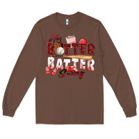Chestnut hey batter batter swing baseball Long Sleeve Tee - Zillion Design Studio