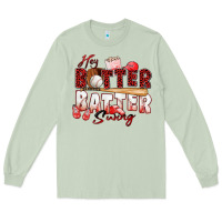Matcha hey batter batter swing baseball Long Sleeve Tee - Zillion Design Studio