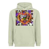 Matcha halloween heart Heavyweight Hoodie - AdoDesignShop