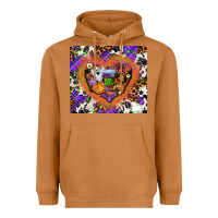 Meerkat halloween heart Heavyweight Hoodie - AdoDesignShop