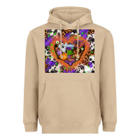 Mushroom halloween heart Heavyweight Hoodie - AdoDesignShop