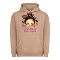 Pigment Burro messy bun gym hair dont care Urban Hoodie - NancyCooperArtShop