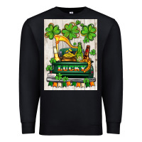 Black lucky truck Premium Sweatshirt - AdoDesignShop