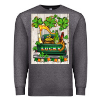 Charcoal Heather lucky truck Premium Sweatshirt - AdoDesignShop