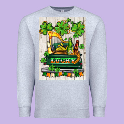 Lucky Truck Premium Sweatshirt Designed By Adodesignshop