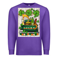 Purple lucky truck Premium Sweatshirt - AdoDesignShop