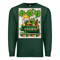 Sports Green lucky truck Premium Sweatshirt - AdoDesignShop