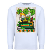 White lucky truck Premium Sweatshirt - AdoDesignShop