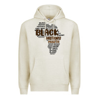 Oatmeal Heather black history month Premium Hoodie - MaliasSmallBusiness