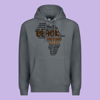 Black History Month Premium Hoodie Designed By Maliassmallbusiness