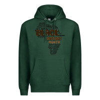 Sports Green black history month Premium Hoodie - MaliasSmallBusiness