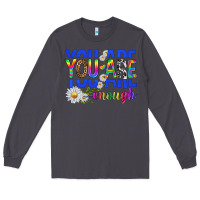 Smoke you are enough with daisies Long Sleeve Tee - texasbilliewilder