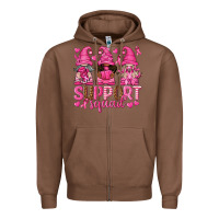 Chestnut Support Squad with Gnomes Zipper Hoodie - texasbilliewilder