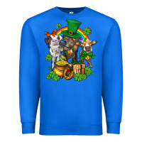 True Royal little cows and st patricks party Premium Sweatshirt - AdoDesignShop
