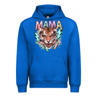 Cobalt mama tiger lightning bolt Urban Hoodie - NancyCooperArtShop