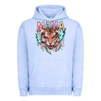 Pigment Grape Ice mama tiger lightning bolt Urban Hoodie - NancyCooperArtShop
