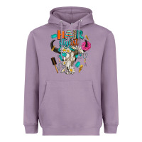 Lavender bullskull hairstlist Heavyweight Hoodie - AdoDesignShop