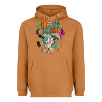 Meerkat bullskull hairstlist Heavyweight Hoodie - AdoDesignShop