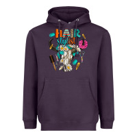 Plum bullskull hairstlist Heavyweight Hoodie - AdoDesignShop